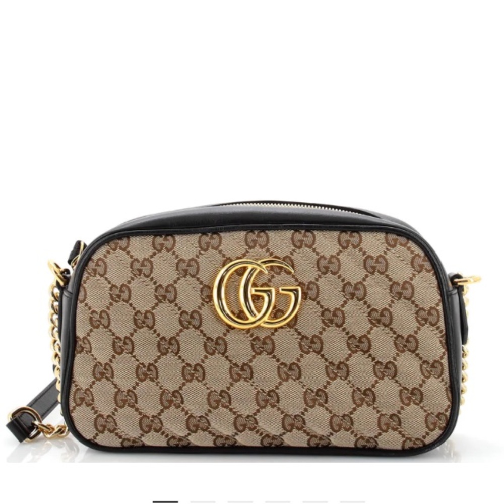 Gucci GG Monogtam Marmont Chain Shoulder Bag - Sept 2022